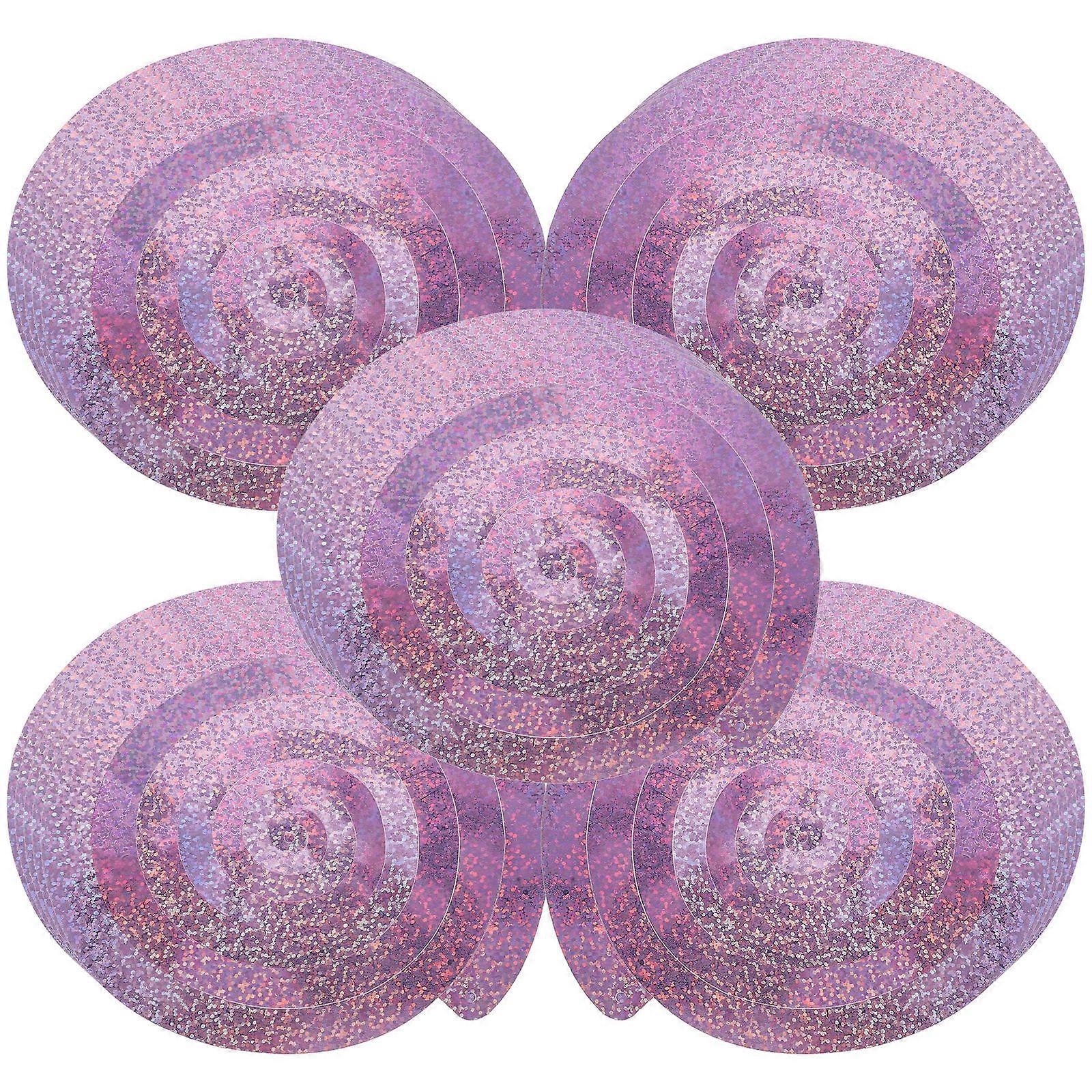 Violet Party Hanging Decor with Beautiful Color and PVC Material for Ceiling Decor 30pcs