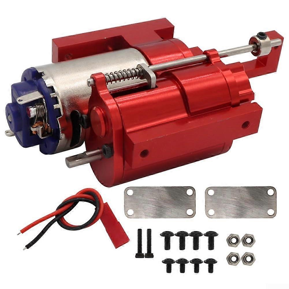 370 Brush Motor For WPL And MN Models D90 D91 D96 D98 99S Red Metal Gearbox RC Car