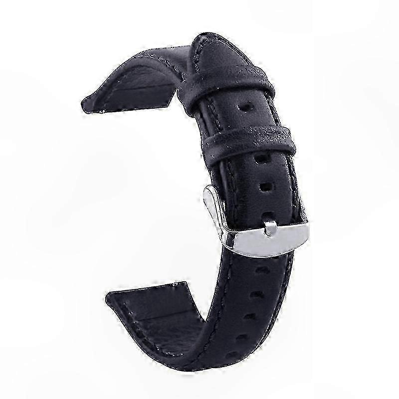 Leather-Style Watch Strap 18/20/22/24mm with Spring Bar for Most Watches