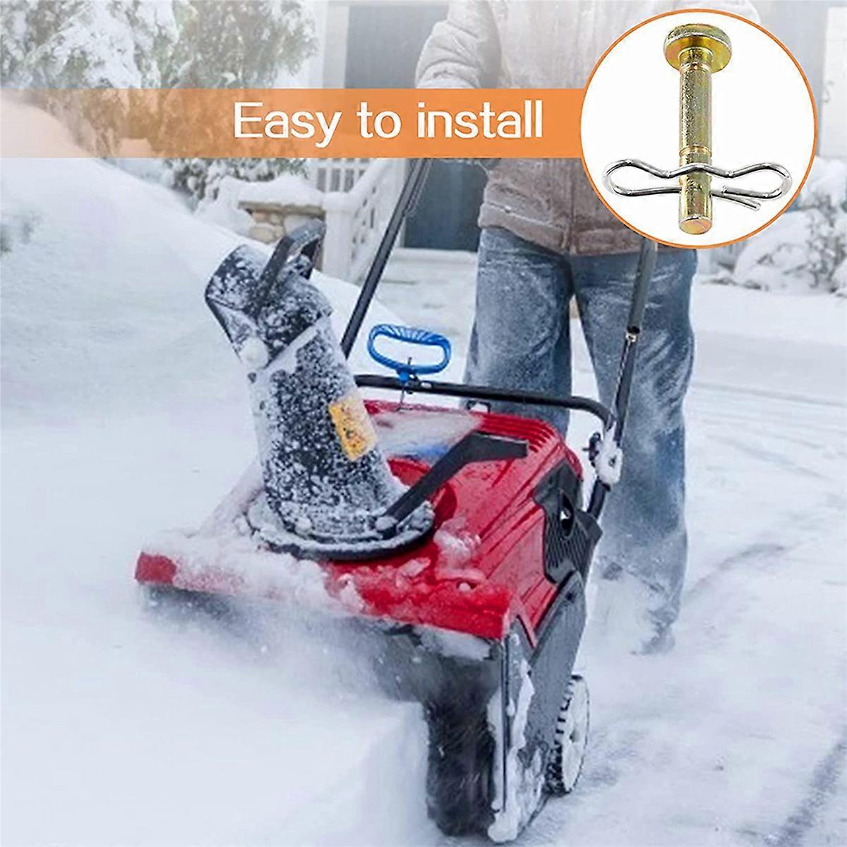 20 Pcs Shear Pins + 20 Pcs Cotters Pins for Snowblower- 738-04124 and 714-04040 Replacement for Snow