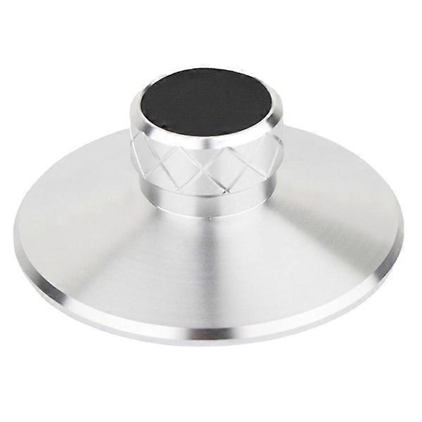 Vinyl Record Player Weight Metal Disc Stabilizer Vibration Reducer Record Clamp Turntable LGL Silver