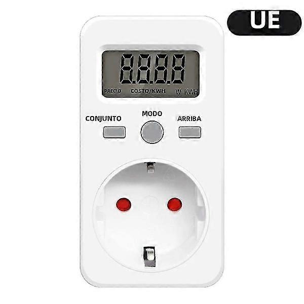 KWE-PMB03 Digital Energy Meter, Power Analyzer, Power Consumption Meter, Socket, AC 230V 16A LCD EU PLUG