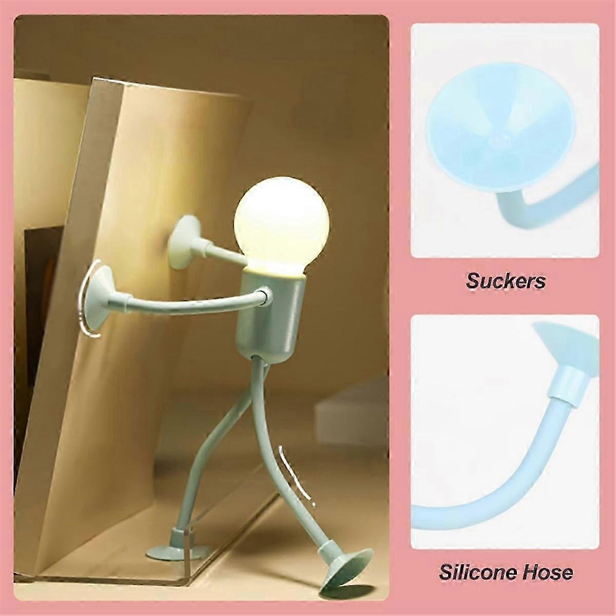 Changeable Shape Funny Sportsman Night Light,Black+Blue