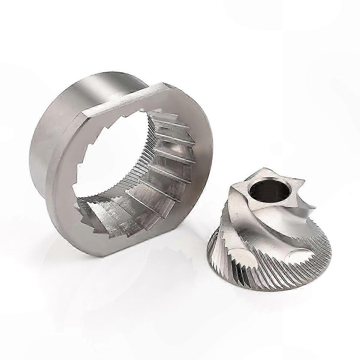 Stainless Steel Conical Burr Grinder Replacement Set for Coffee Grinders, 48mm Size Compatible with Multiple Models