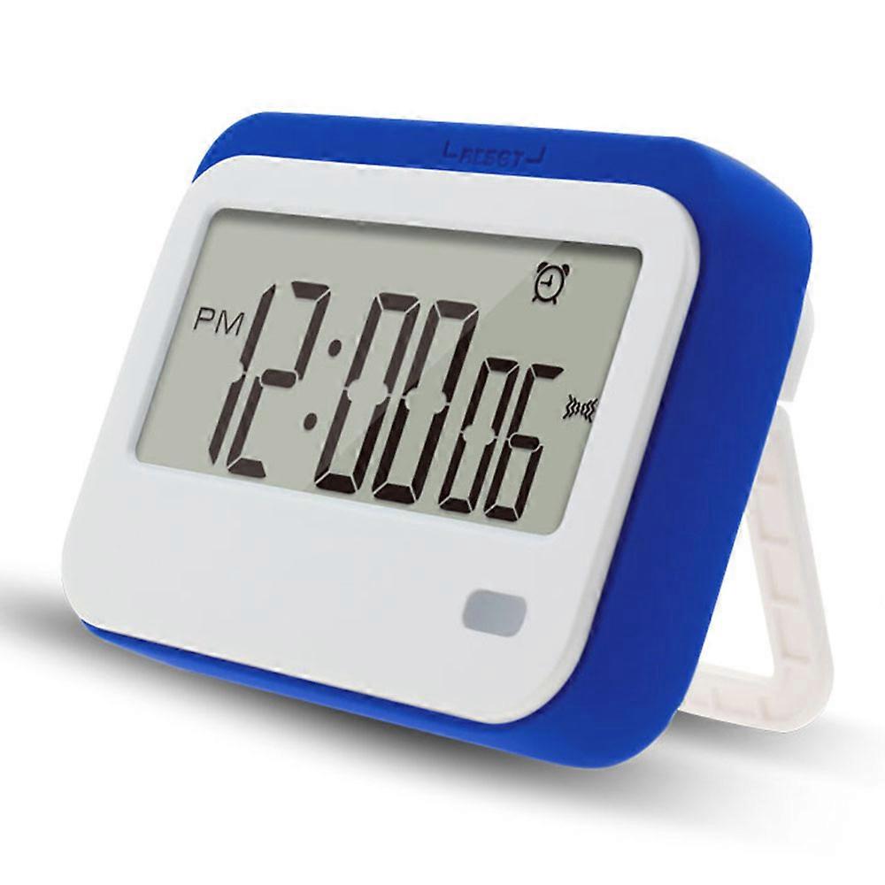 TKdaddy 320SP Large Screen Kitchen Timer Clock Digital Alarm Stopwatch Countdown Timer with Kickstand / Flashing Light Blue