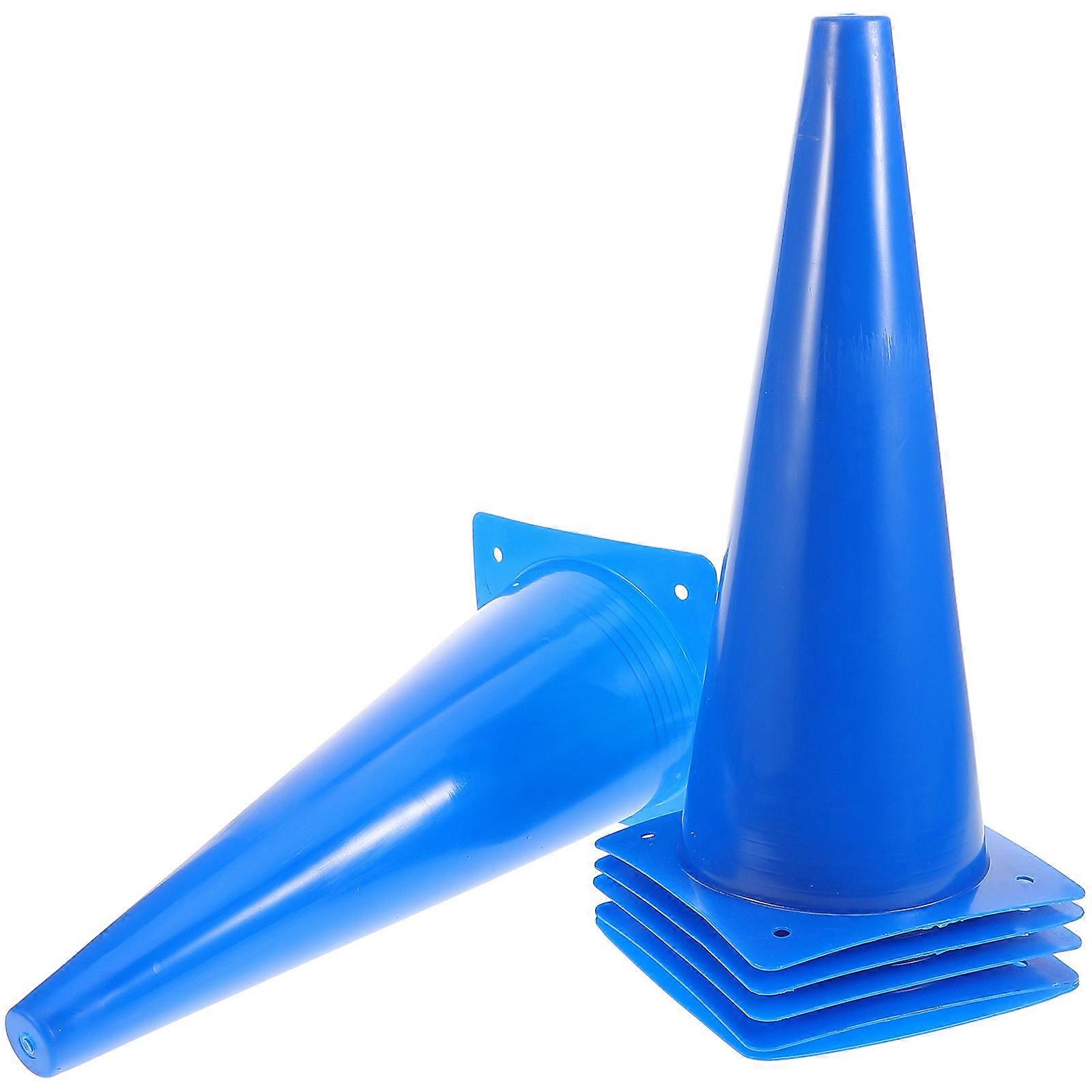 Sports Cones Soccer Accessories Coordination Enhancement Preparation 6Pcs Blue