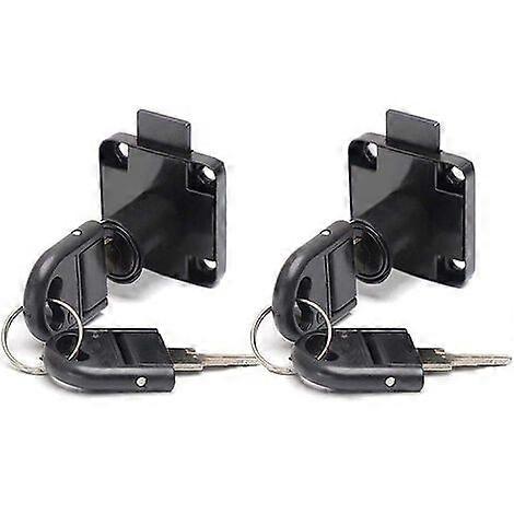 2 Pieces Office Drawer Lock, for Cupboards, Drawer, Cabinet, Mailbox, Drawer