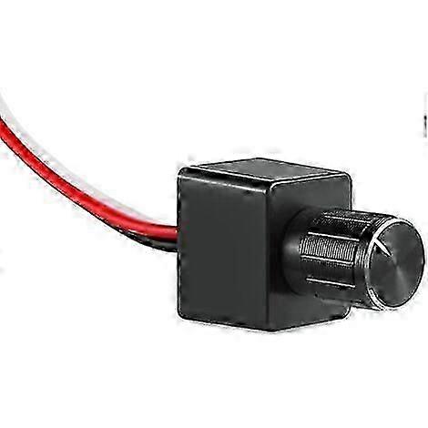 LED 调光开关 12V DC PWM 调光器可调控制器,适用于房车船拖车,用于可调光 LED 灯,卤素灯,白炽灯,单色