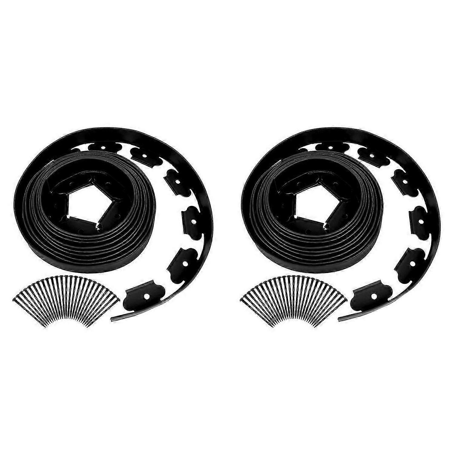 Landscape Edging, 16.4FT Garden Edging with 15 Stakes, for Yard