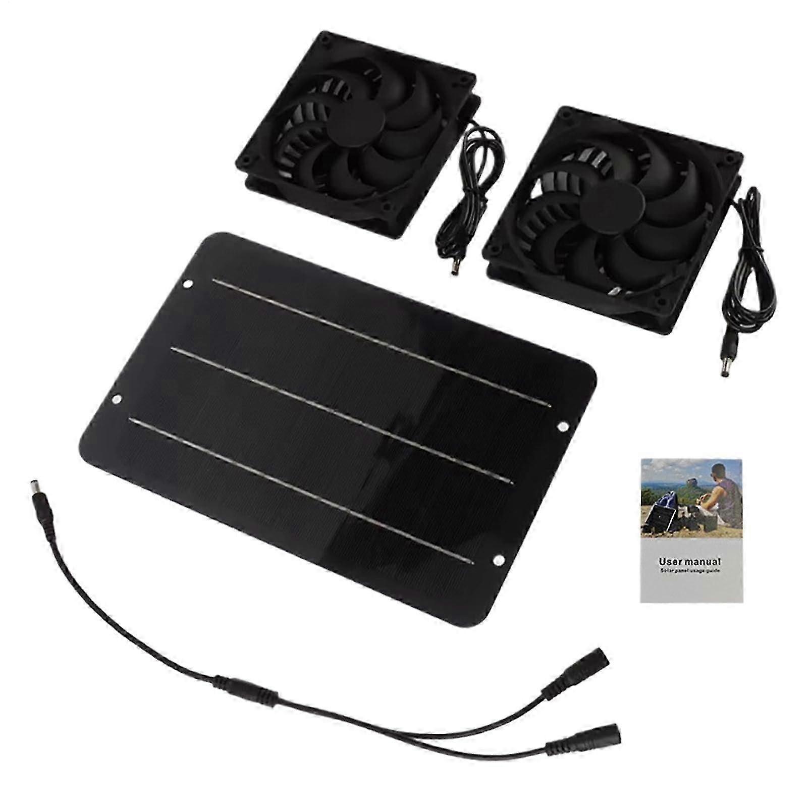 Solar Fan Lightweight, Quiet, Powerful Cooling Ventilation for Camping