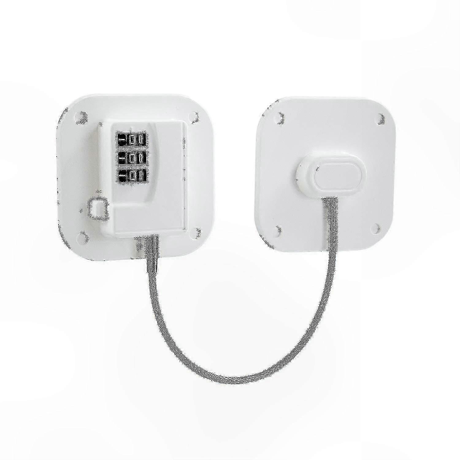 Secure Fridge Lock for Child Safety with Strong Adhesive 2 Pack