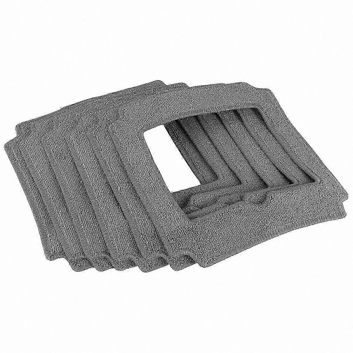 6-Pack Microfiber Cleaning Cloths for Window Mopping and Dusting-Compatible with Multiple Robotic Cleaners