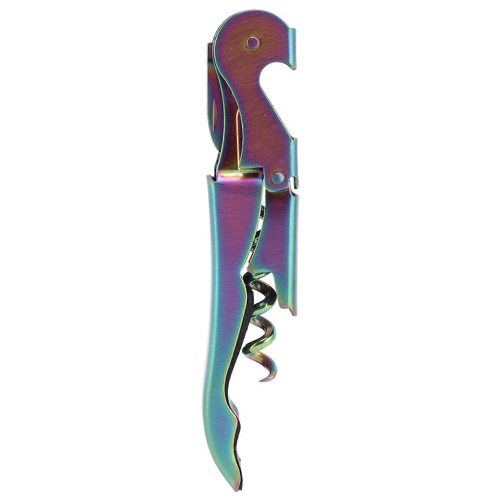 sea horse corkscrew wine tool bottle opener knife stainless steel hippocampus can opener double hinged corkscrewcolorful