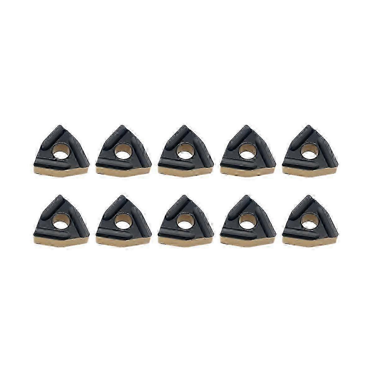 10 Pieces Of Two-Color Coated NC Lathe Blades WNMG080408R-S