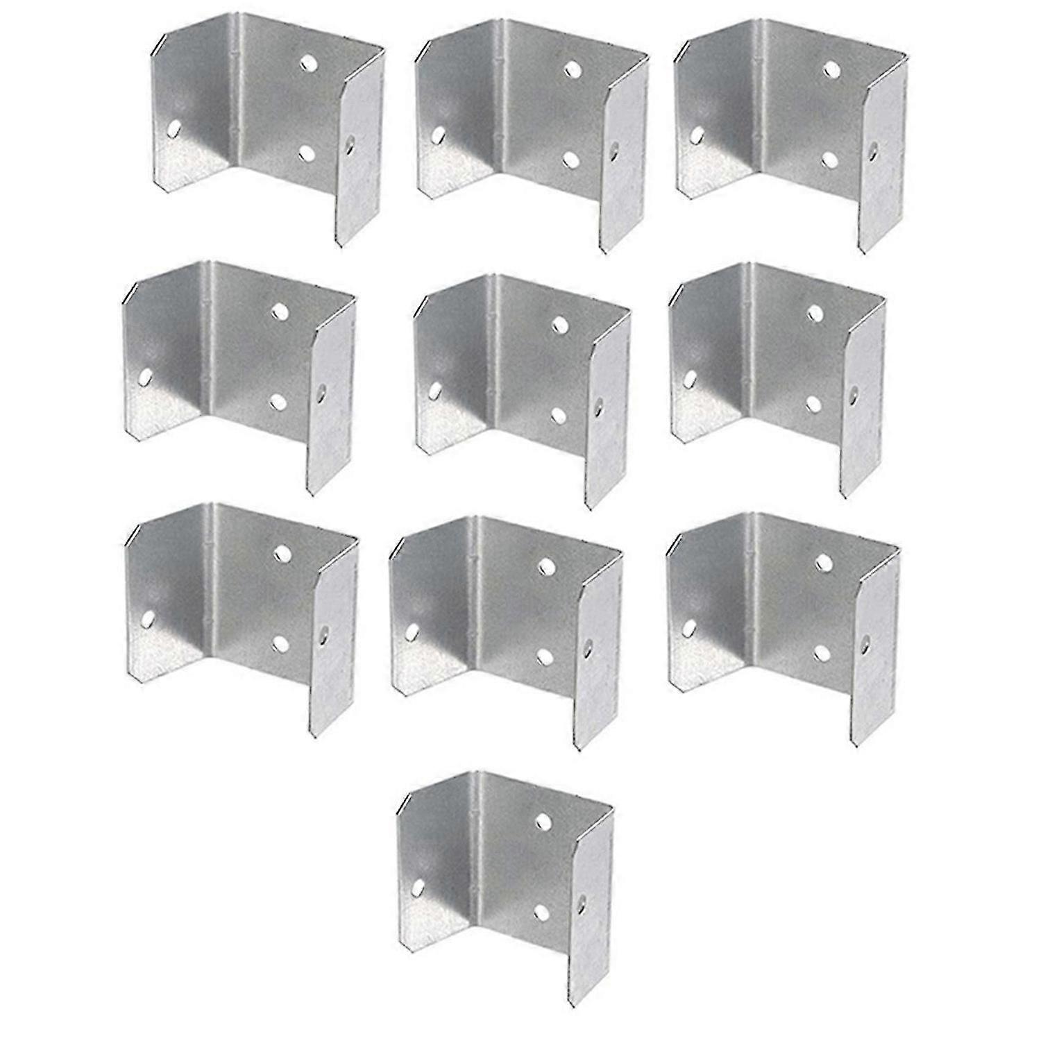 Fence Panel Clips Trellis U Clip Bracket for Timber Posts, Secure Fence or RefixPanel Galvanised Fen