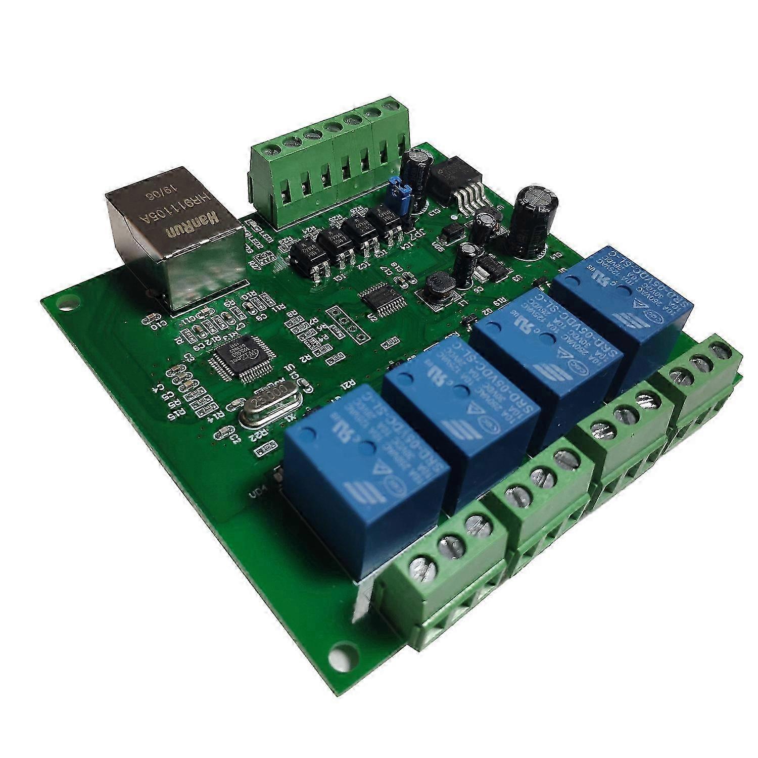 LAN Ethernet RJ45 IP WEB Carte de commande à distance avec relais 4 canaux Contrôleur réseau UDP W5500