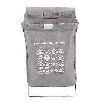 Large Laundry Basket Stable Exquisite Simple Large Clothes Storage Basket for Home Barbershopwith Cover