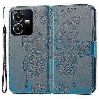 2025 Vivo Y22 4G Case with Stand Function and Butterfly Design