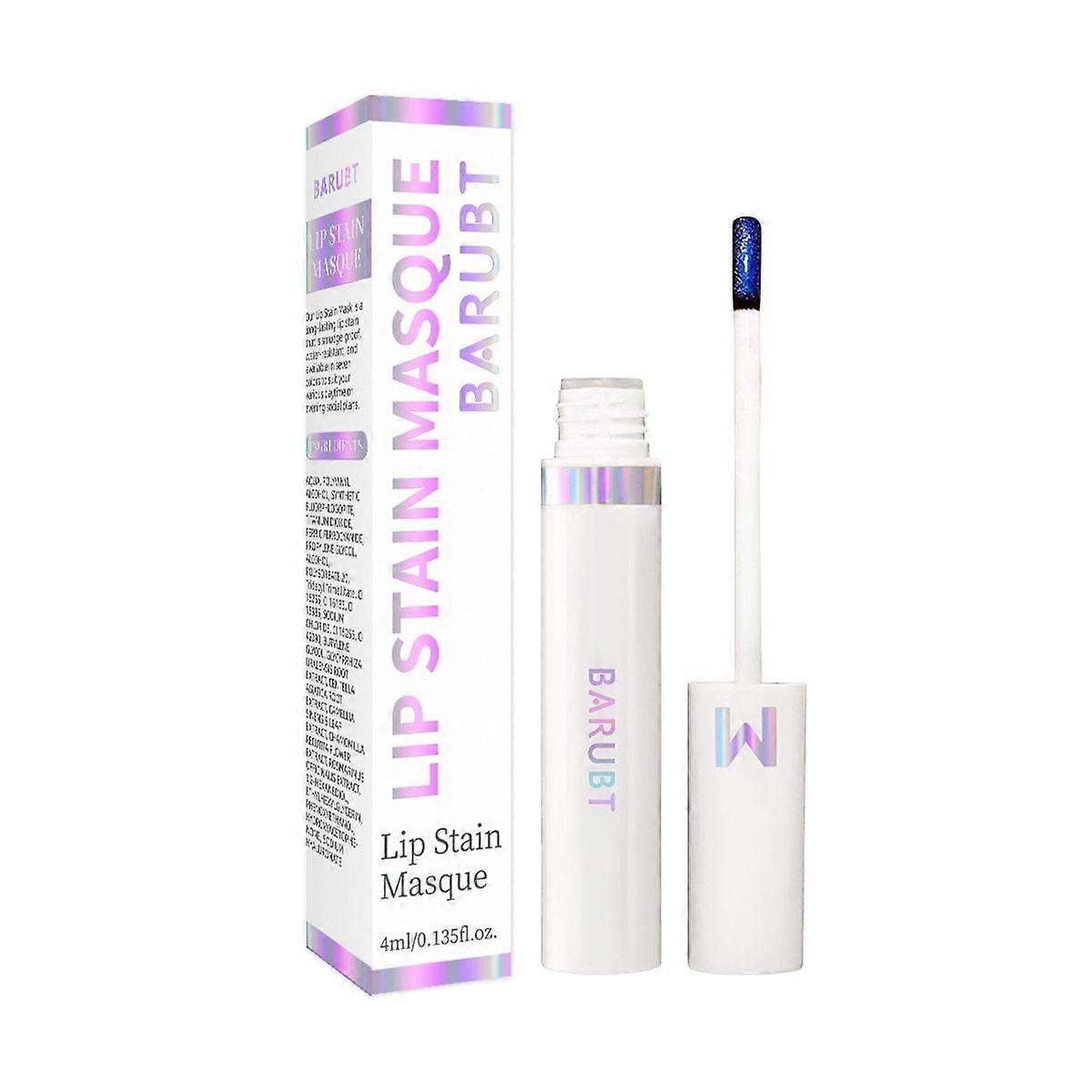 Lip Stain Masque, Lip Stain Peel Off Masque - Long Lasting, Waterproof and Transfer Proof Pink Lip Tint, Matte Finish Peel Off Makeup, Christmas Gift