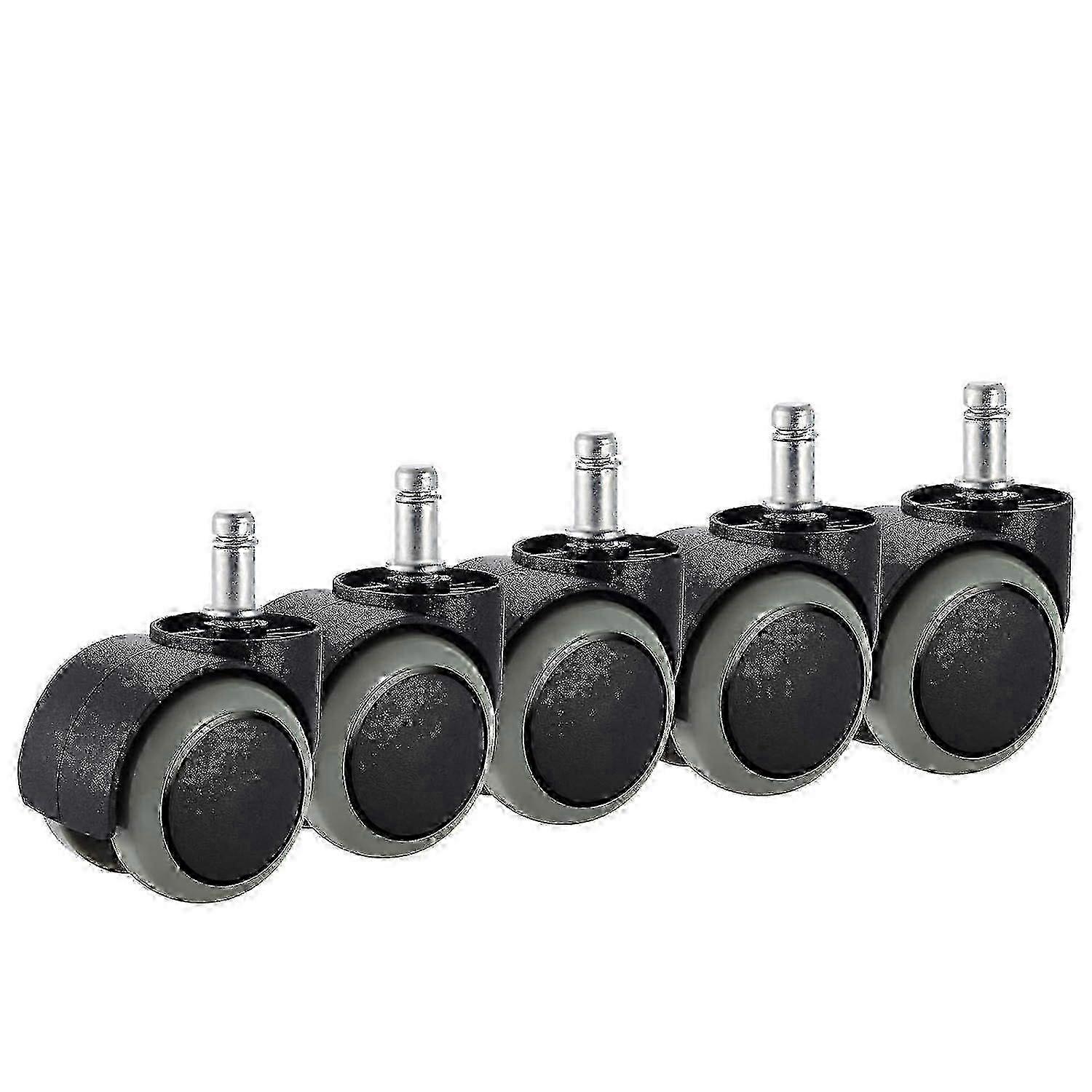 عجلات متدحرجة ناعمة للخدمة الشاقة مقاس 10 مم × 22 مم لكراسي ايكيا - عبوة من 5