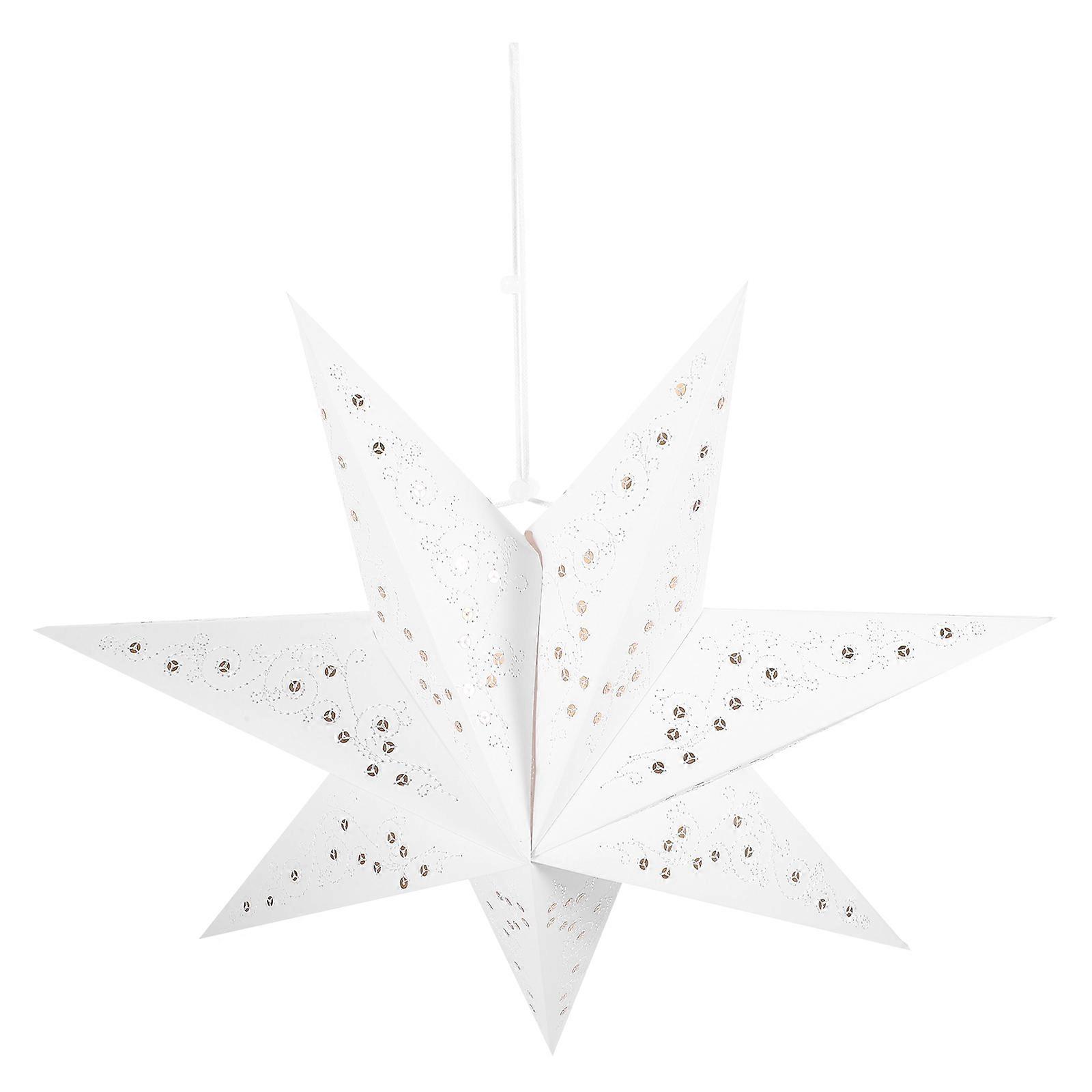 Festival Star Light Fixture For Showcase And Friends Gatherings In Pure White Color With Party Decoration Functionality For 1Set