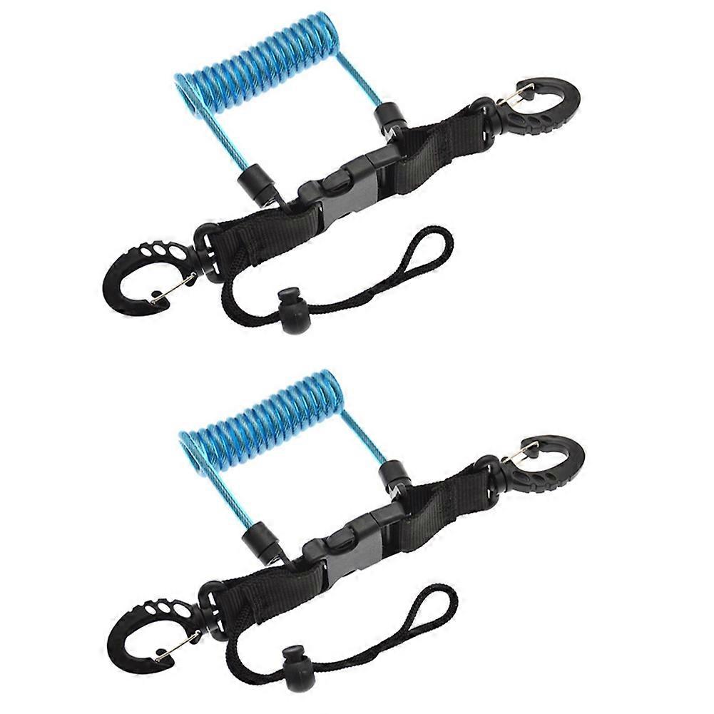 Underwater Equipment Diving Camera Loss Rope Blue