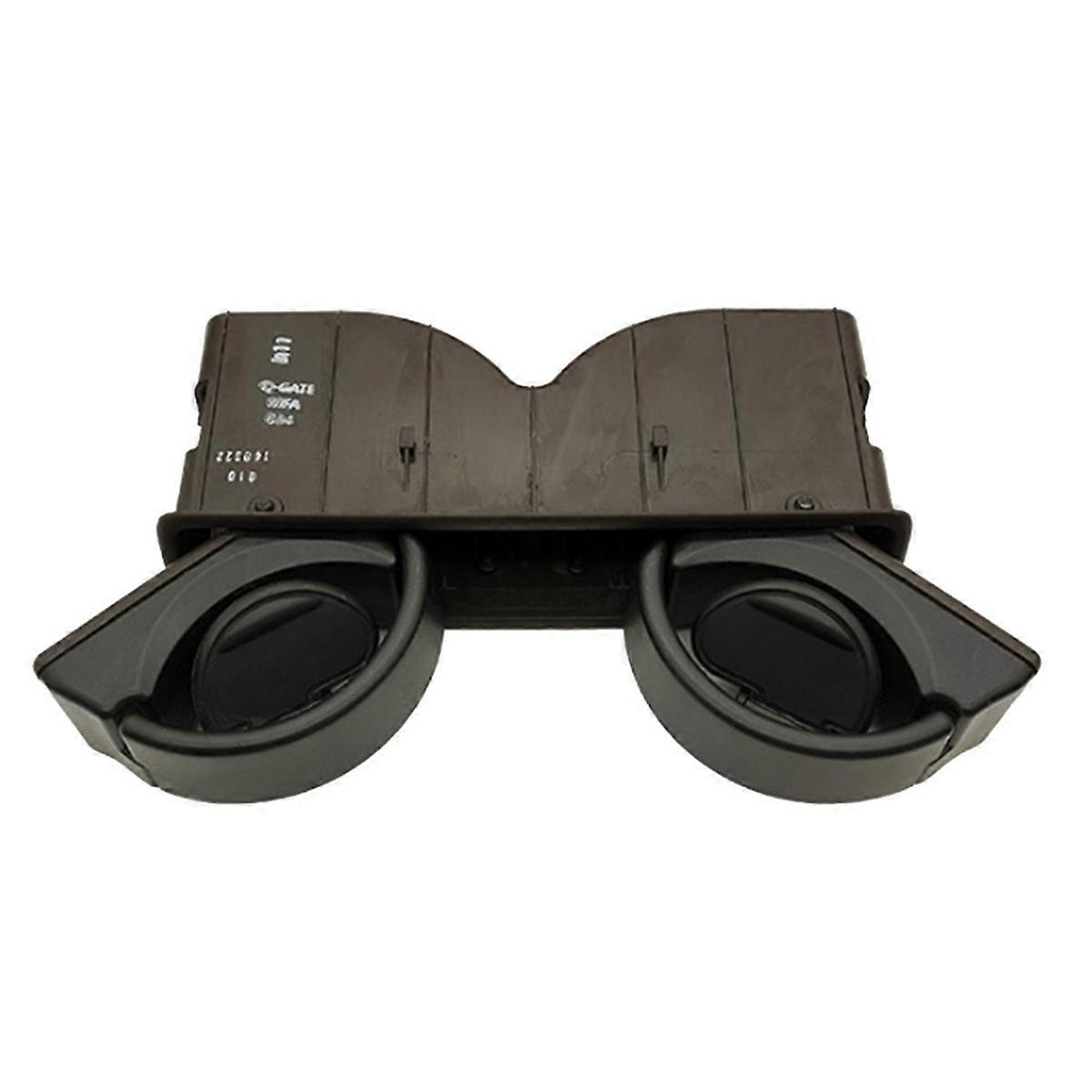 Rear Seat Armrest Insert Drinks Cup Holder For Brown