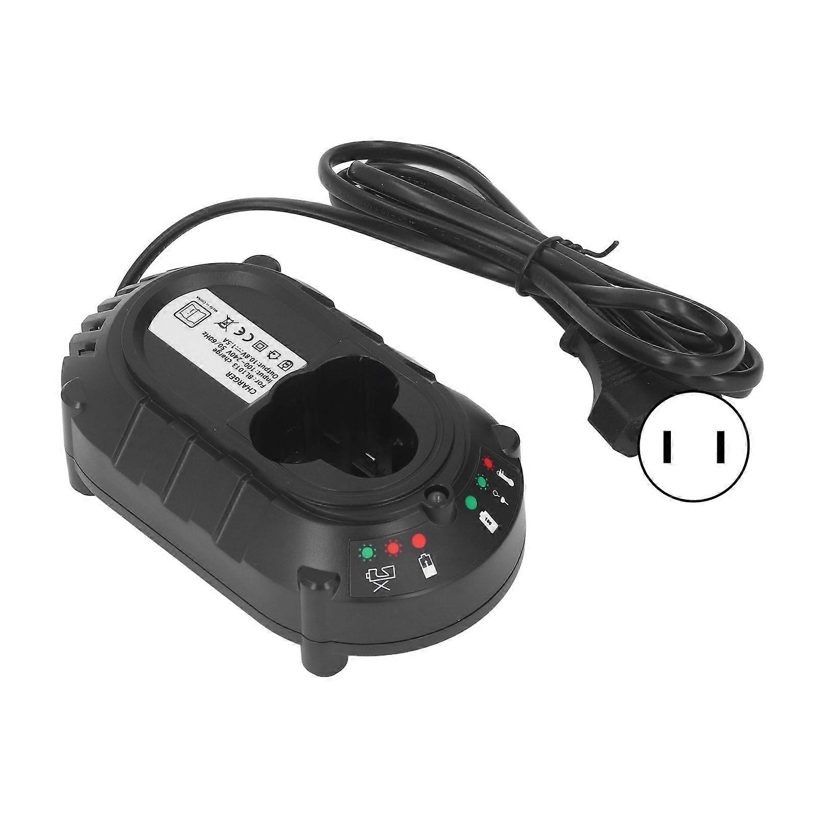 Lithium Battery Charger 100240V Power Supply ABS PC Charger for BL1013 and BL1014 US Plug