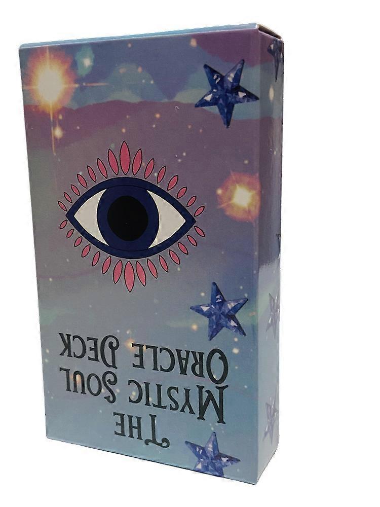 The Mystic Soul Oracle Deck 60 Cards English Divination Edition Deck Borad Games Tarot For for Self-reflection and Guidance