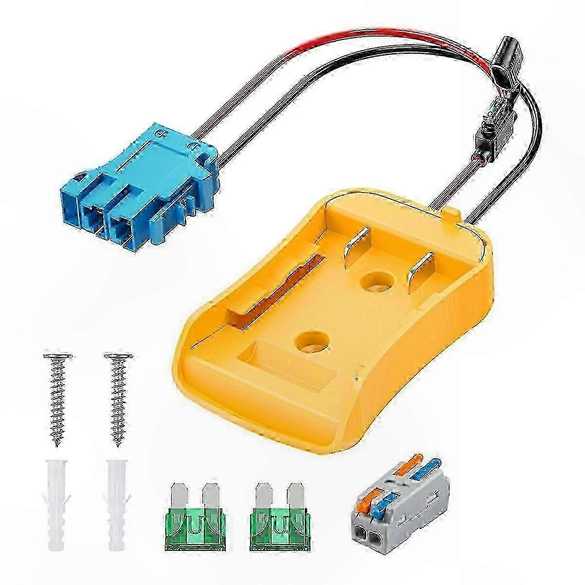 20V Lithium Battery Adapter with Wire Harness Connector for Power Wheels