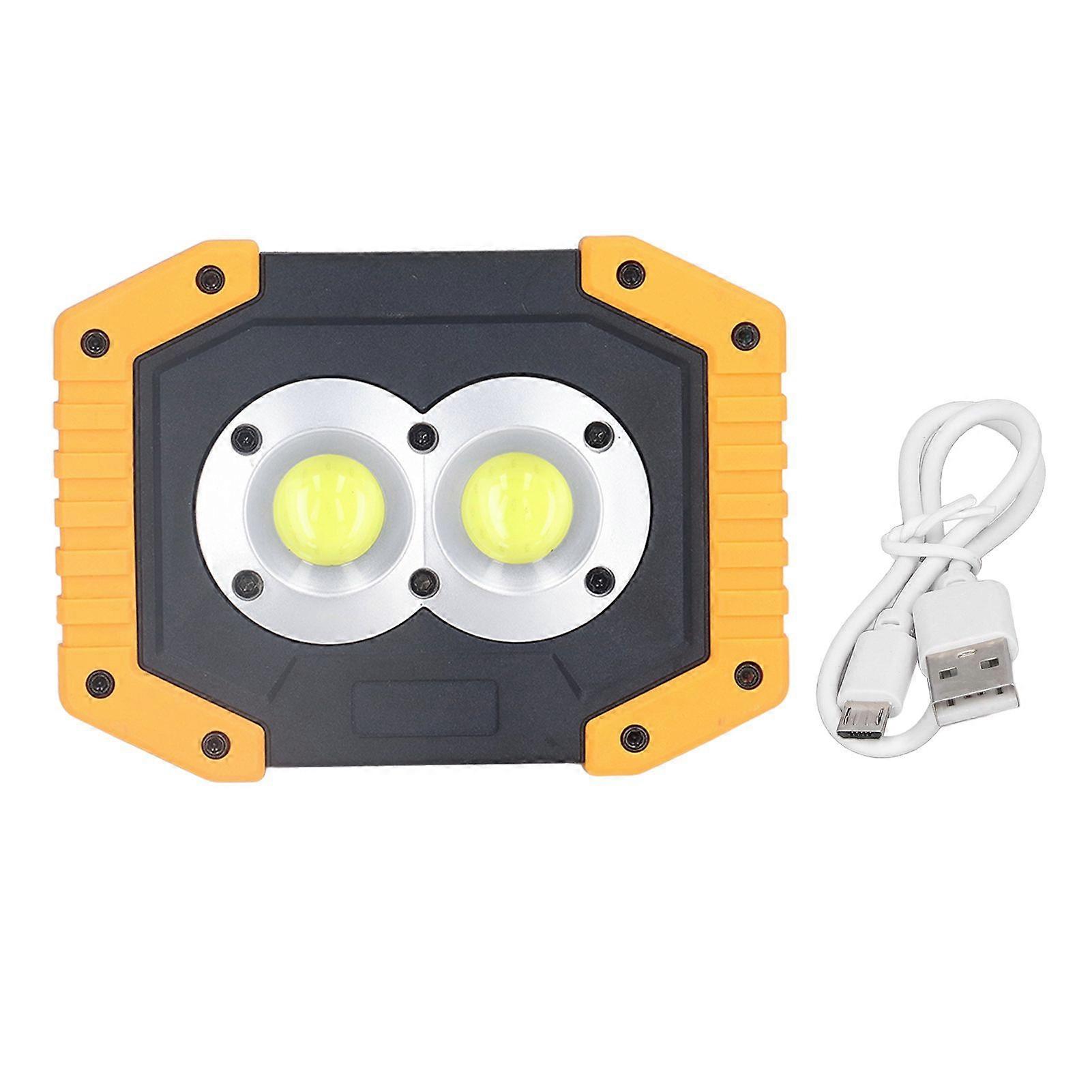 COB Lamp Bead Emergency Light Outdoor Waterproof Portable Lamp with 180 Degree Swivel Bracket