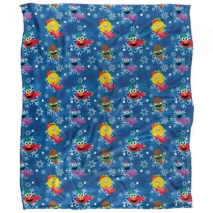 Sesame Street Silky Snowflake Supersoft Blanket