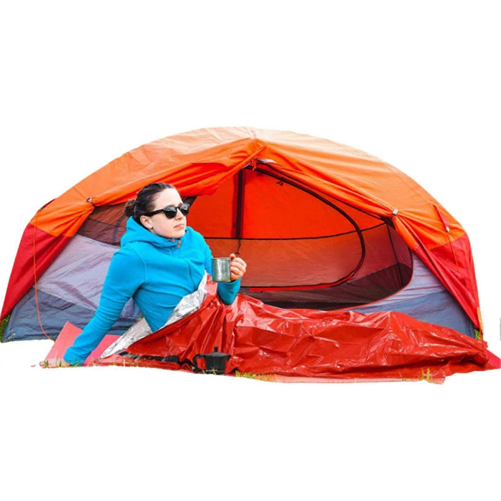 Survival Sleeping Bag Emergency Bivy Sack For Camping Hiking Keep Warm In Disasters And After Earthquakes Hurricanes