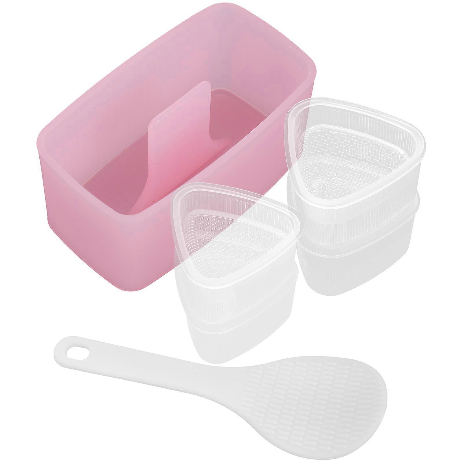 Reusable Rice Ball Making Molds For Family Gatherings And Parties Triangle Shape Cooking Tool PP Material 4 Sets