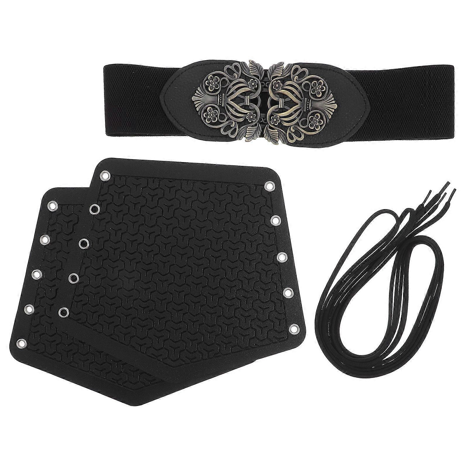 Medieval Belt and Arm Guard for Renaissance Costume Accessories 3Sets