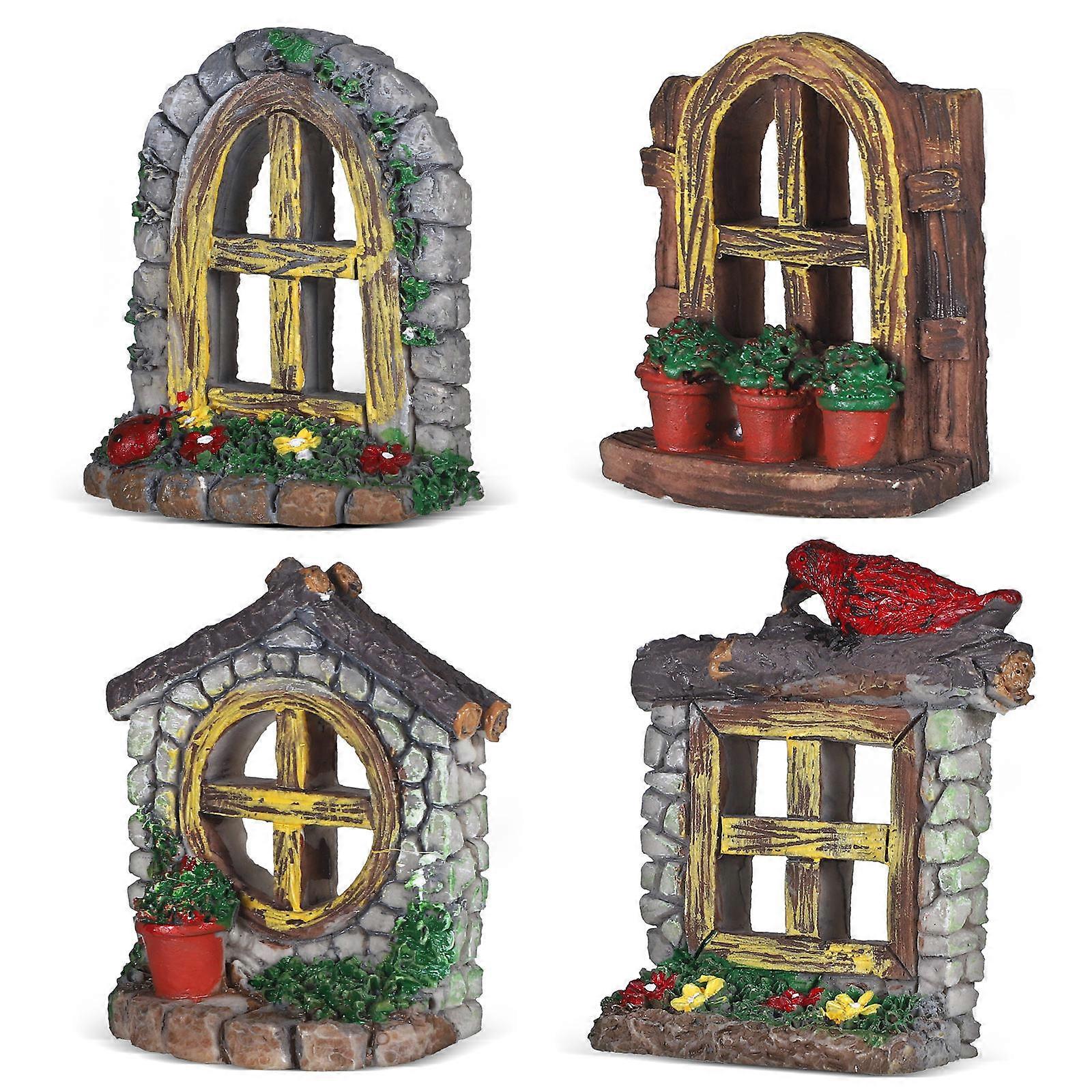 Creative Miniature Landscape Decoration for Home 12Pcs Assorted Color