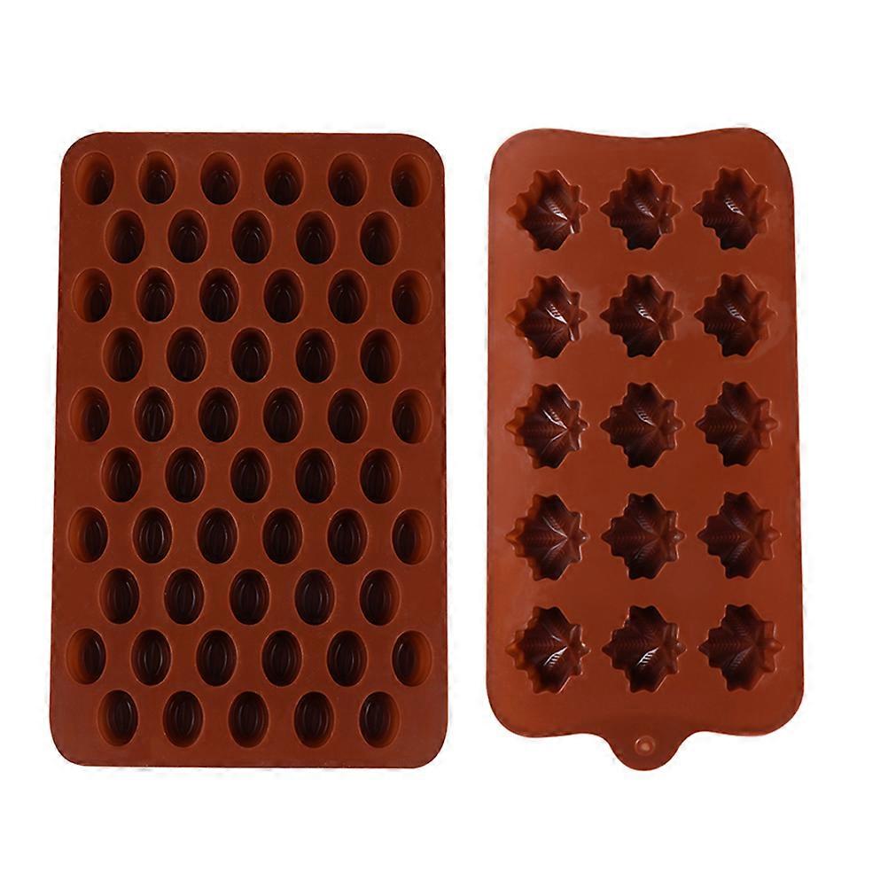Silicone Chocolate Baking Mold Kitchen Flexible for 10Pcs Use