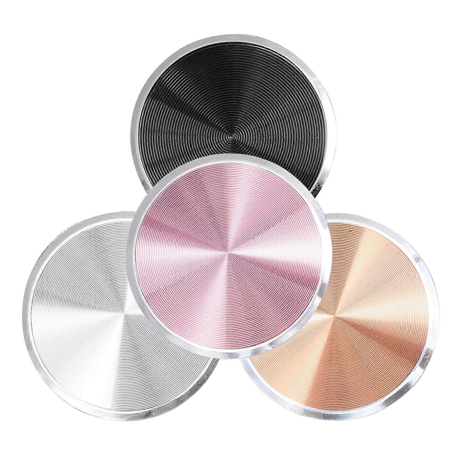 Phone Magnetic Sticker For Car Mount 5 Sets Alloy Plates Hands-free Use Route Checking Assorted Color