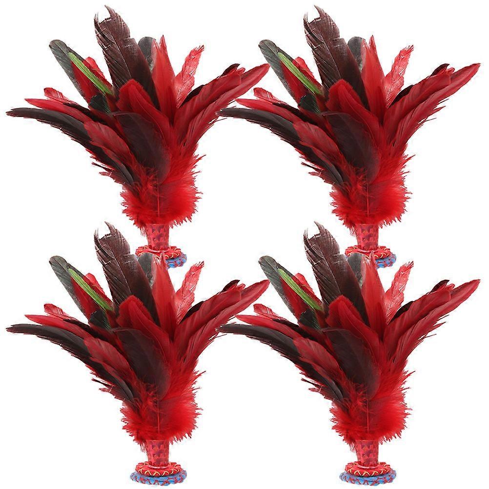 Entertainment Kick Toy for Exercise 4Pcs Chinese Shuttlecock Set
