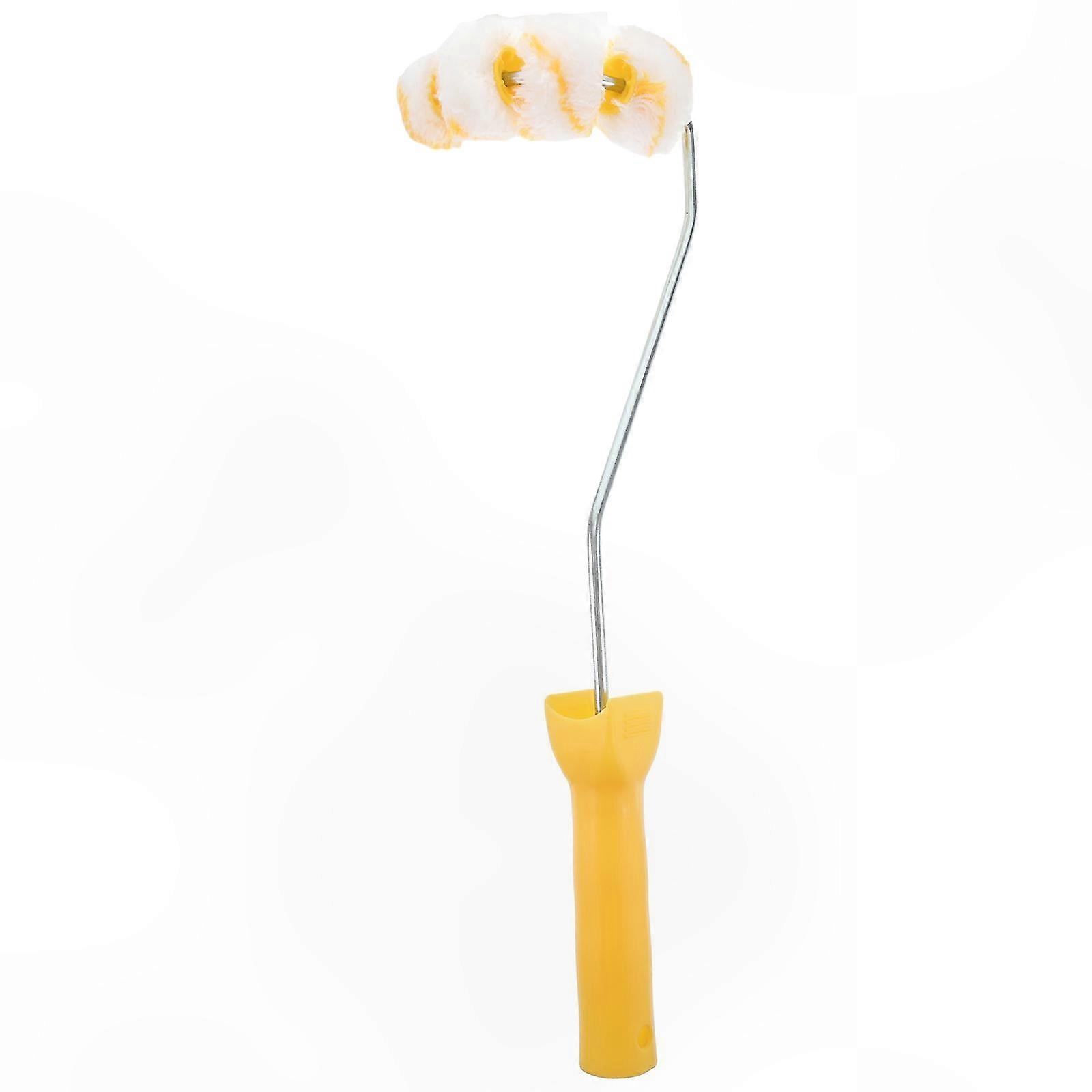 Arc-Shaped Paint Roller for Pipes, Silver, 1 Piece