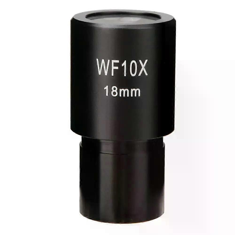 10X Microscope Eyepiece Wide Angle Optical Lenses Adapter Field 18mm Professional Ocular Lens Standard