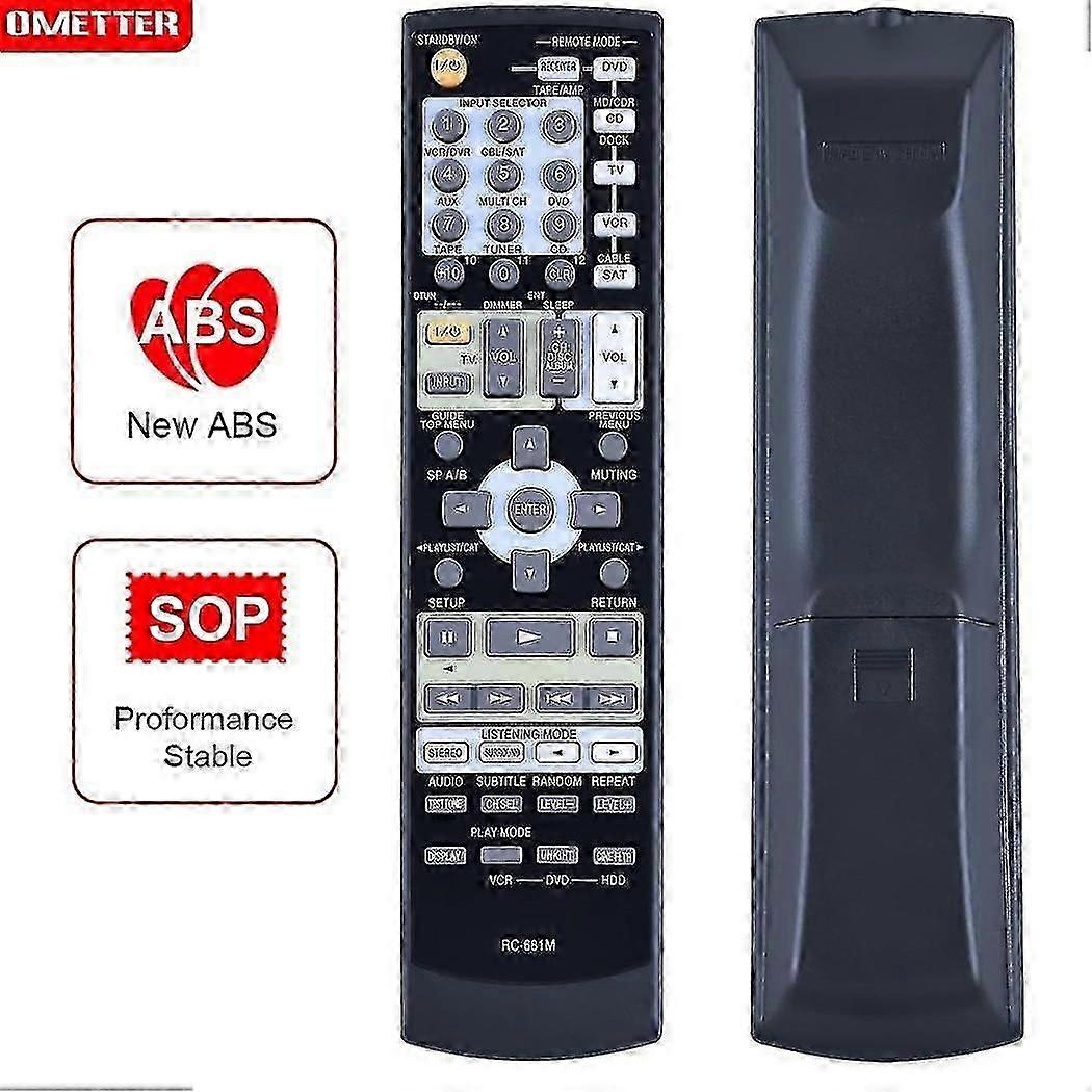 Rc-681m OEM diaľkové ovládanie pre Onkyo Av prijímač Tx-sr575b Skf-550f Ht-r508