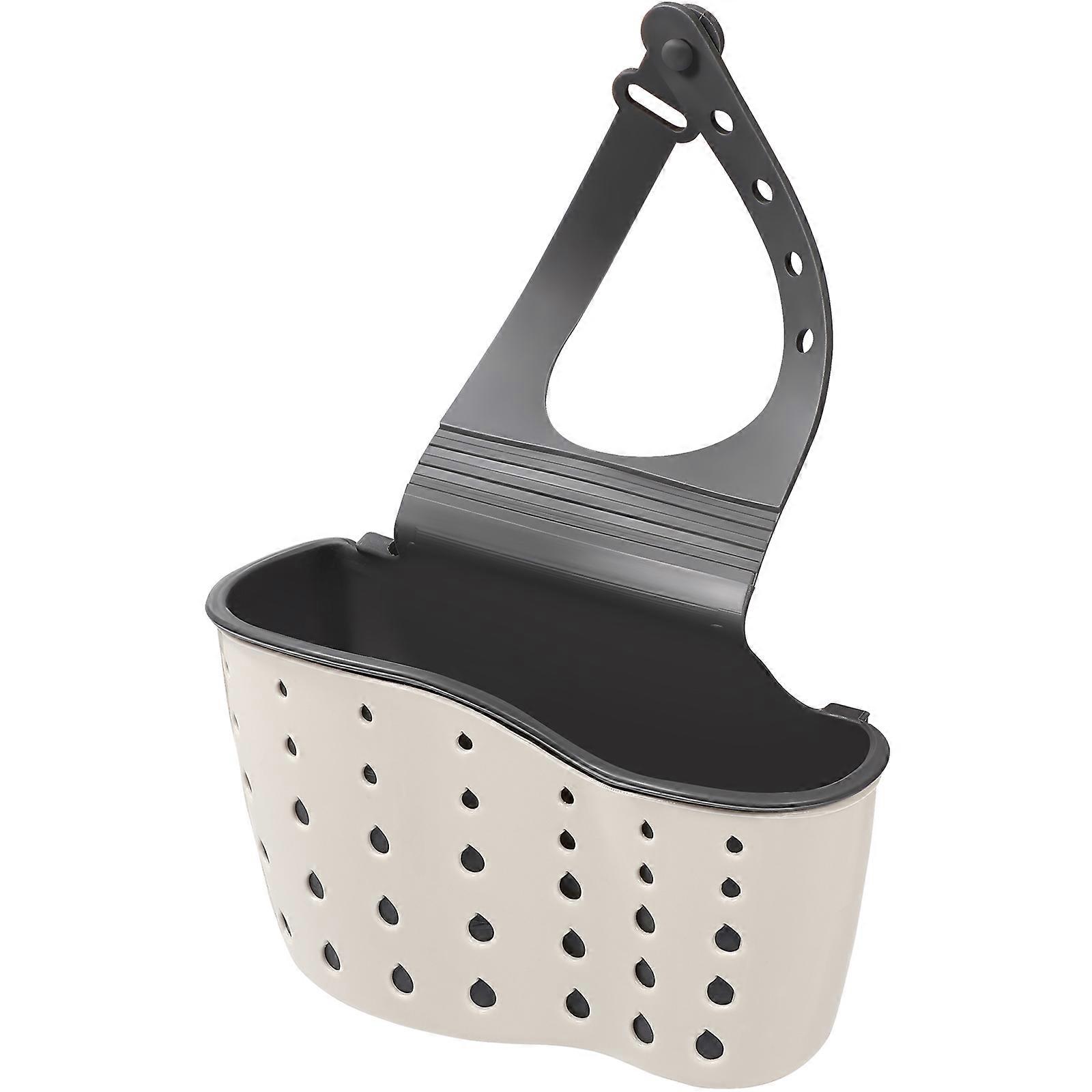 Bathroom Organizer Under Sink Kitchen Bathroom Hanging Basket Storage Plastic Material Rectangular Shape 1Set