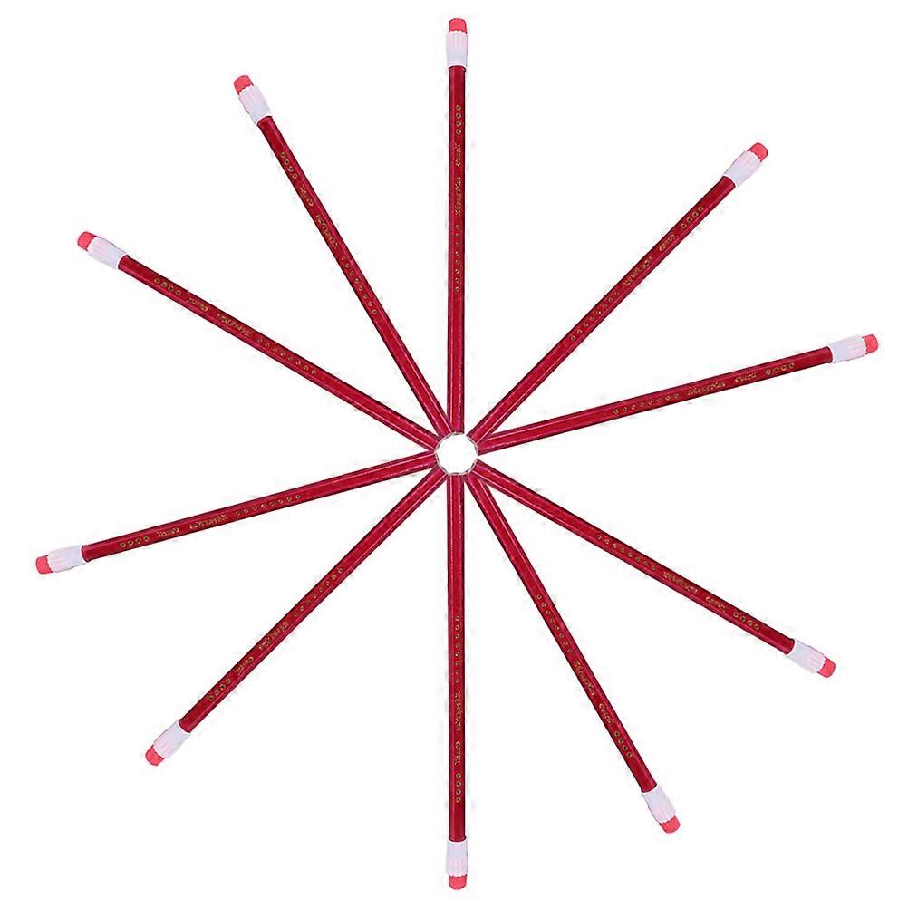 Red Wood Pencils for Writing Use Multi-Functional Set of 40Pcs