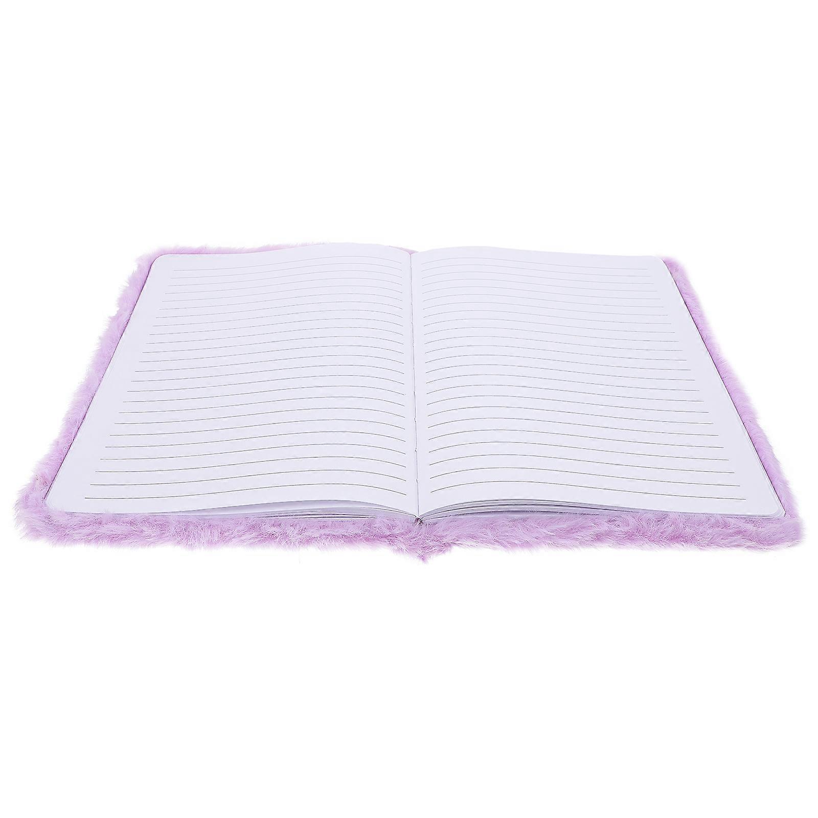 Fluffy Cartoon Notepad For Organizing Ideas Suitable For Students 21X15.6CM Diary Keeping 2Pcs