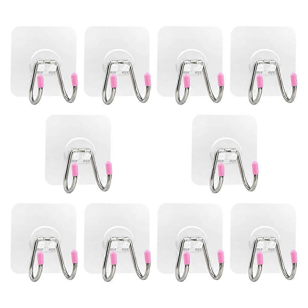 Wall Mount Hook for Storage 20Pcs Adhesive Stainless Steel Wall Hooks