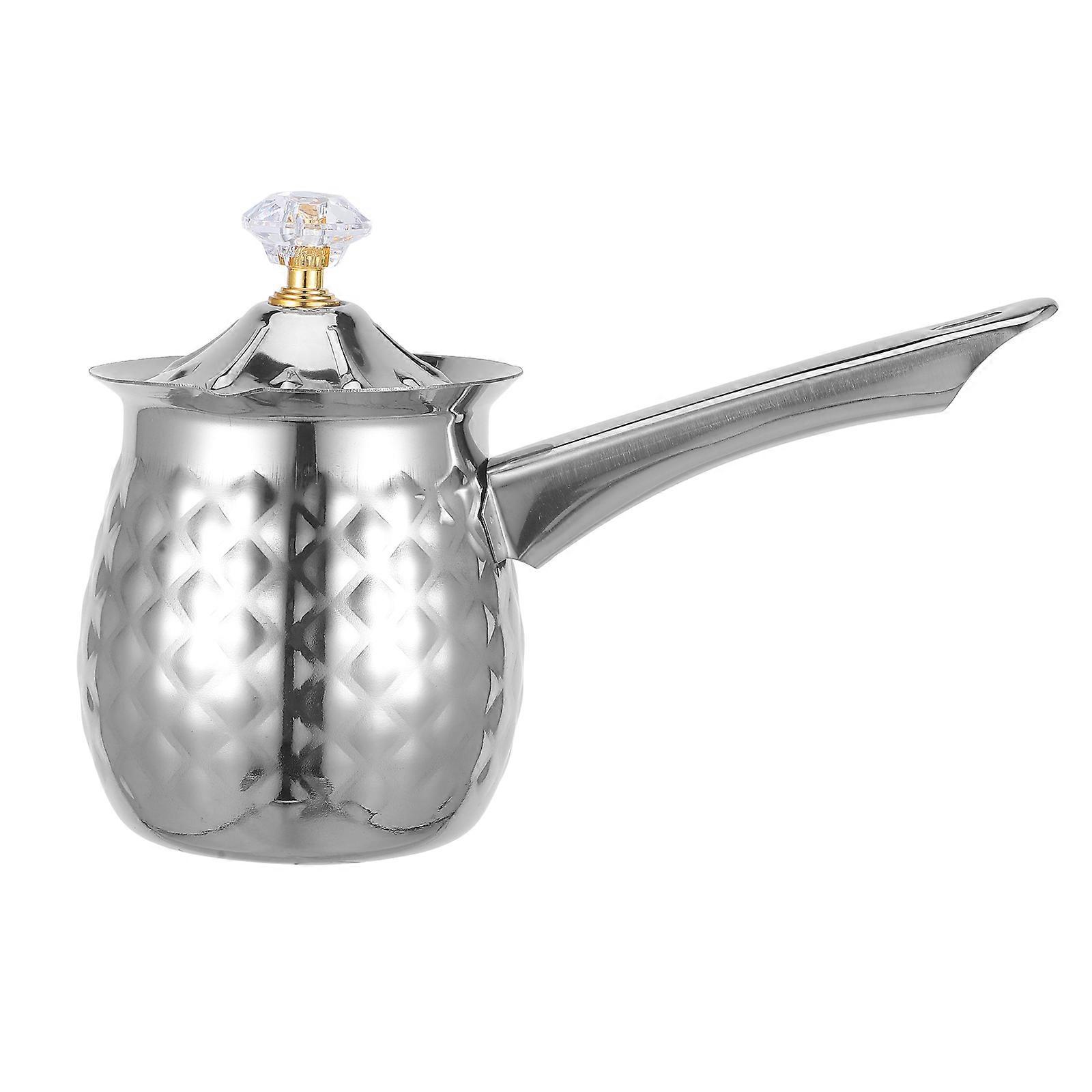 Frothing Pitcher Household Frothing Cup for Daily Use 4Pcs Silver