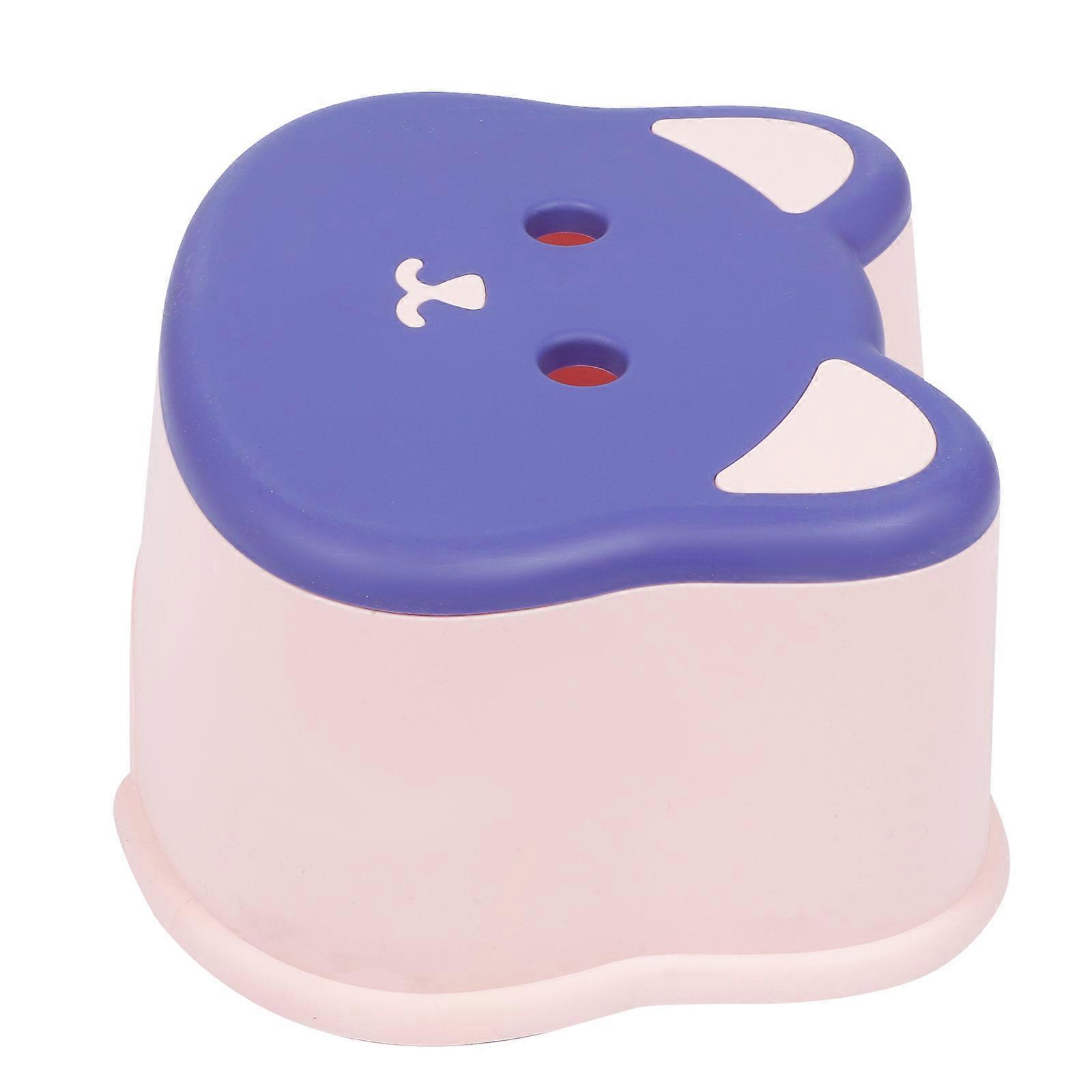 Plastic Kids Step Stool 2Pcs Portable Household Stool