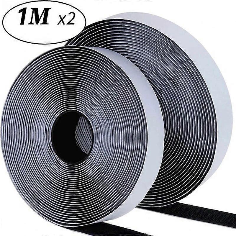1/3/5M Strong Self-adhesive Fastener Tape Hook and Loop Magic Nylon Sticker Tape Adhesive with Glue Strap for DIY Craft 20MM