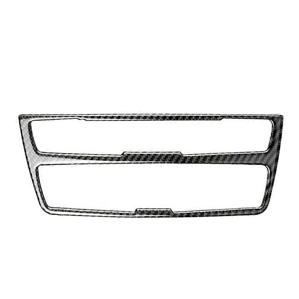 Carbon Fiber Interior Center Consoles AC/CD Panel Decoration Frame
